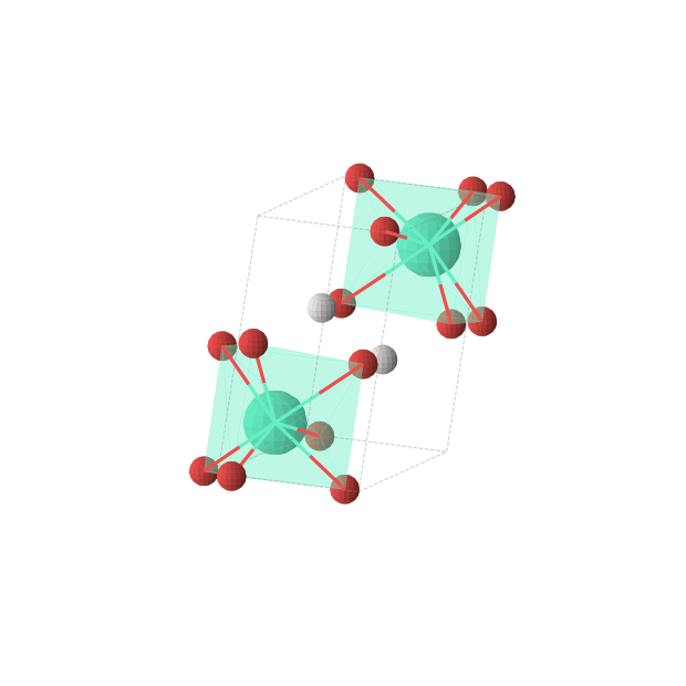 Crystal structure of H2O4Tb2 (monoclinic, P21/m (No. 11))
