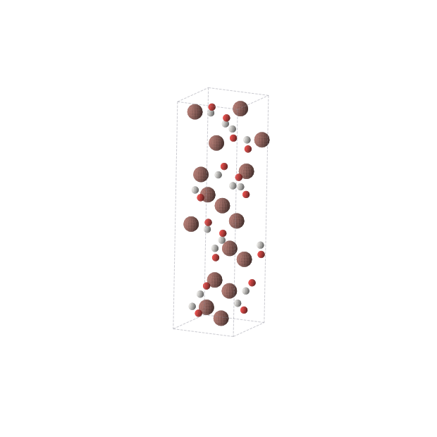 Crystal structure of TlHO (monoclinic, C2 (No. 5))