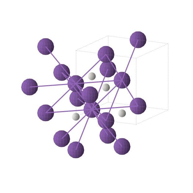 Crystal structure of RbH (cubic, Fm-3m (No. 225))