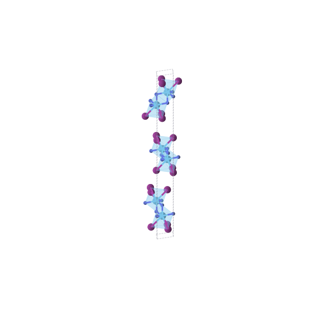 Crystal structure of HfIN (trigonal, R-3m (No. 166))