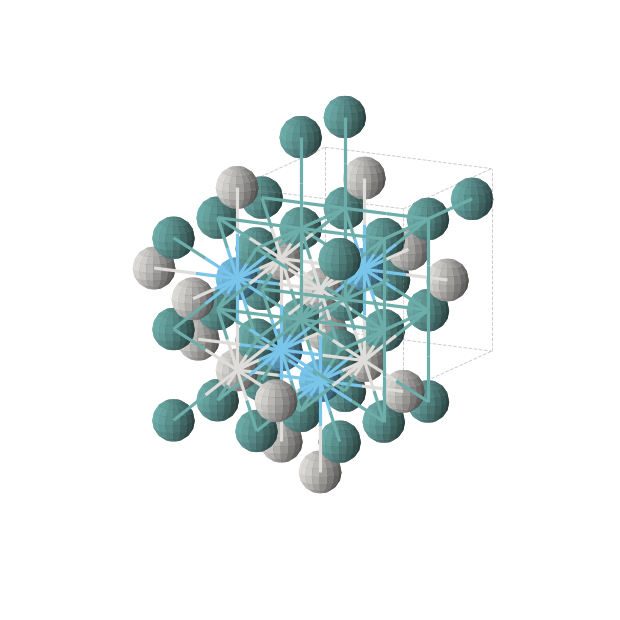 Crystal structure of HfScTc2 (cubic, Fm-3m (No. 225))