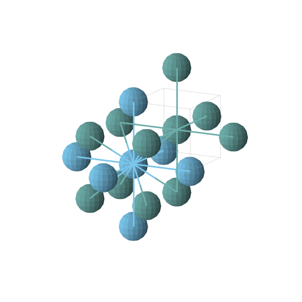 Crystal structure of HfTc (cubic, Pm-3m (No. 221))