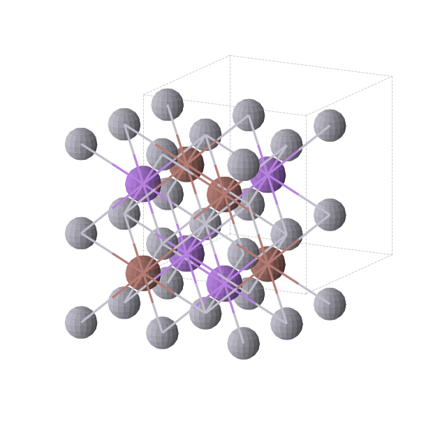 Crystal structure of NaTlHg2 (cubic, Fm-3m (No. 225))