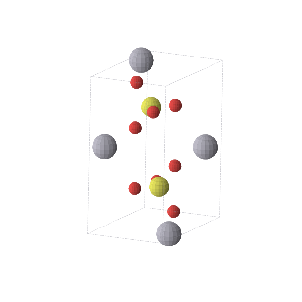 Crystal structure of Hg2SO4 (monoclinic, P2/c (No. 13))