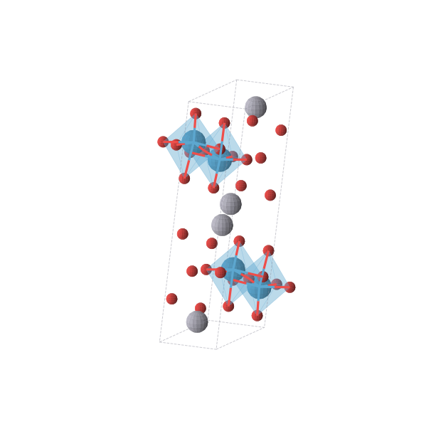 Crystal structure of Hg2W2O7 (monoclinic, P2/c (No. 13))