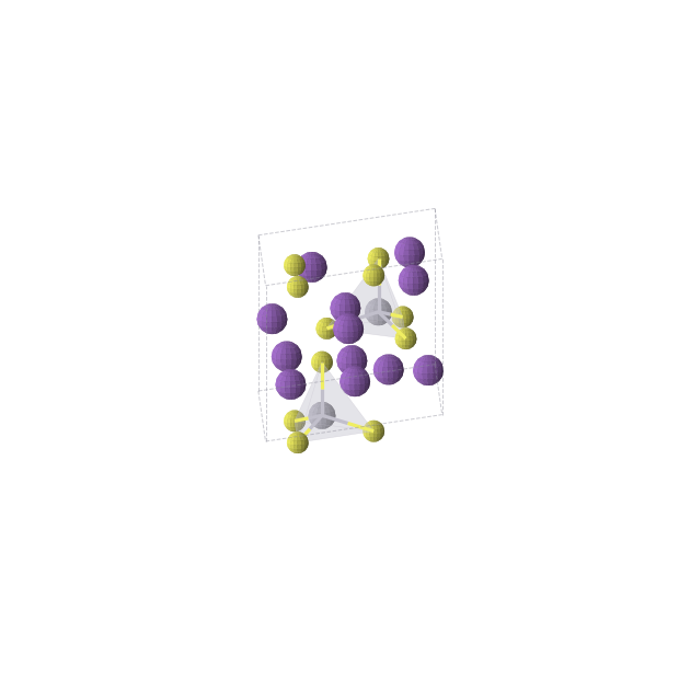 Crystal structure of Hg2K12S8 (hexagonal, P63mc (No. 186))