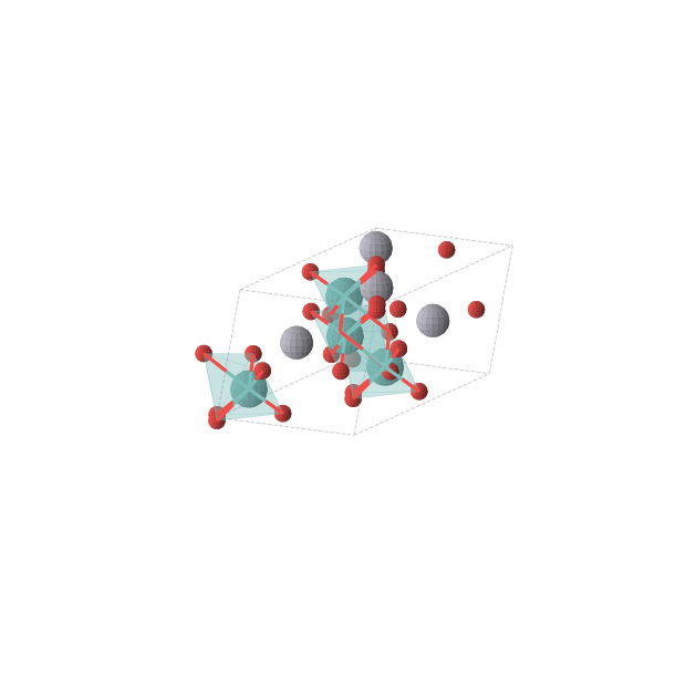 Crystal structure of HgMoO4 (monoclinic, C2/c (No. 15))
