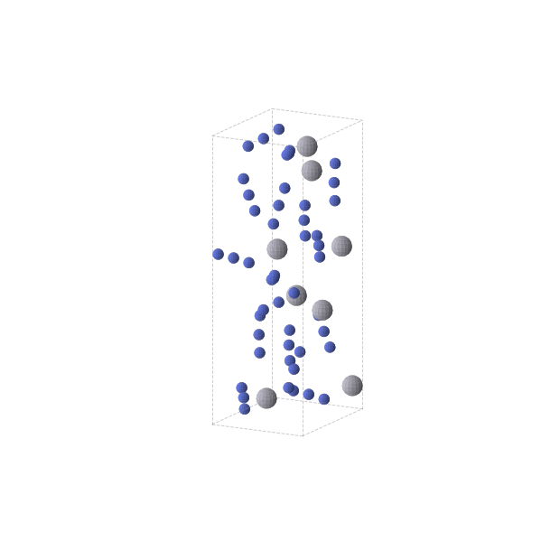 Crystal structure of HgN6 (orthorhombic, Iba2 (No. 45))