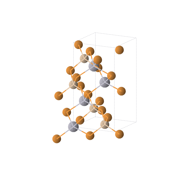 Crystal structure of Hg1P2Si1 (tetragonal, I-42d (No. 122))