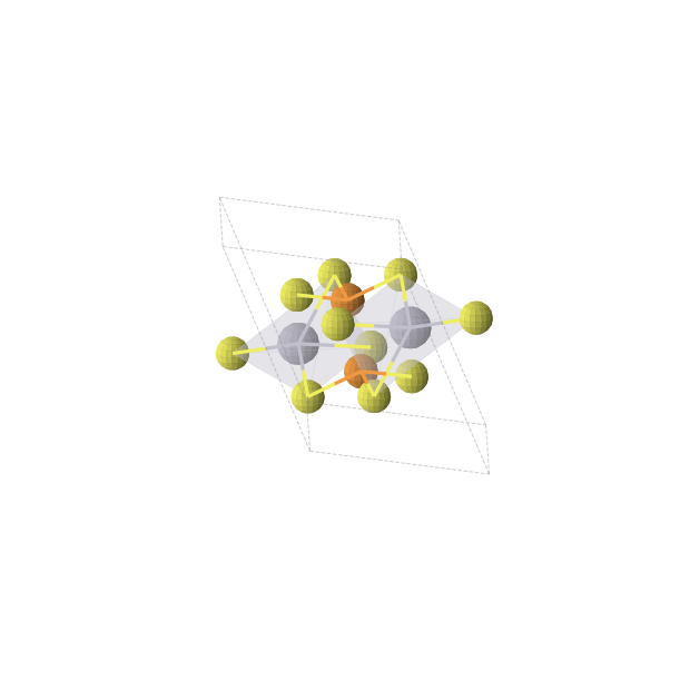 Crystal structure of Hg2P2S6 (triclinic, P-1 (No. 2))
