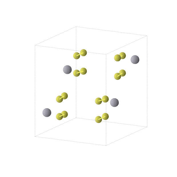 Crystal structure of HgS4 (orthorhombic, Pbcm (No. 57))