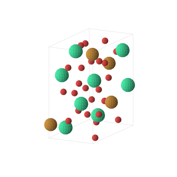 Crystal structure of Ho2TeO6 (orthorhombic, P212121 (No. 19))