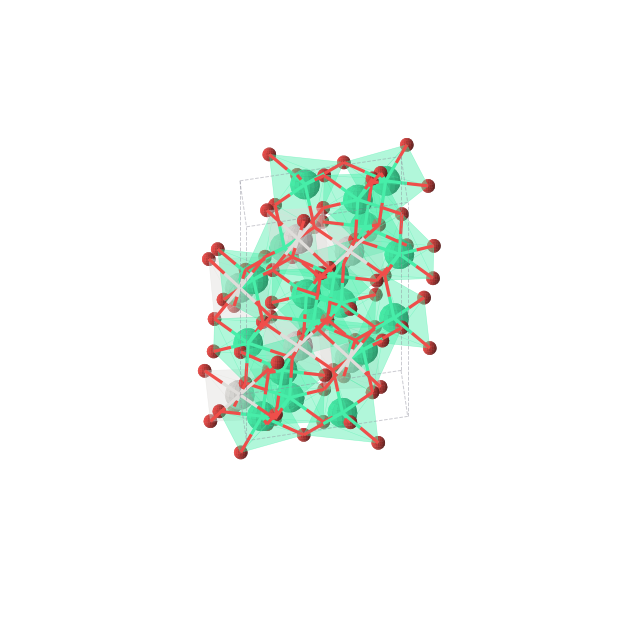 Crystal structure of Ho6O12Sc2 (trigonal, R-3 (No. 148))
