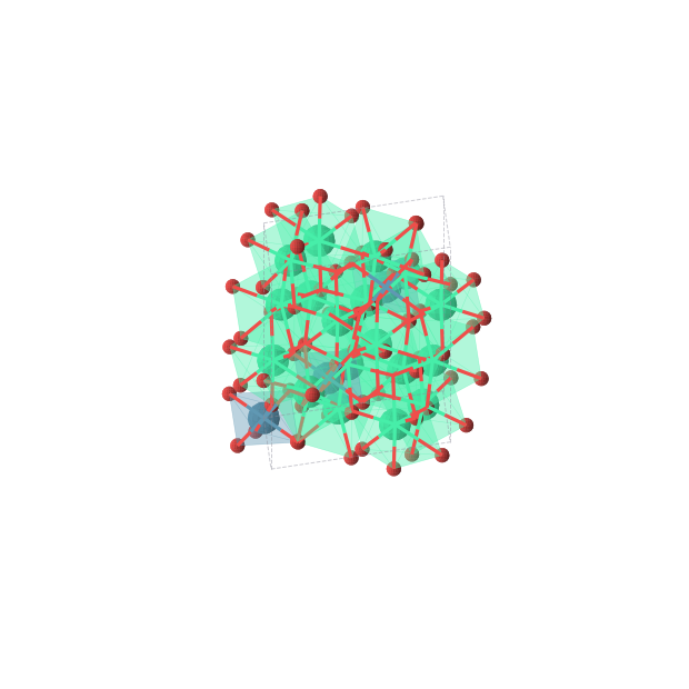 Crystal structure of Ho6ReO12 (trigonal, R-3 (No. 148))