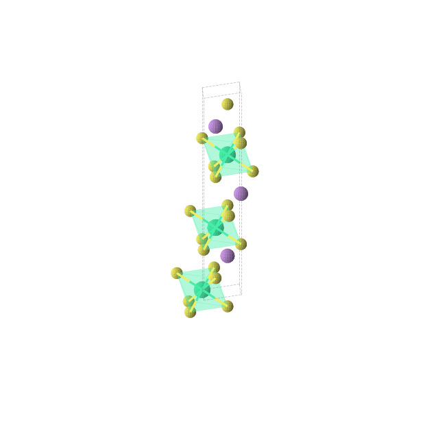 Crystal structure of HoLiS2 (trigonal, R-3m (No. 166))
