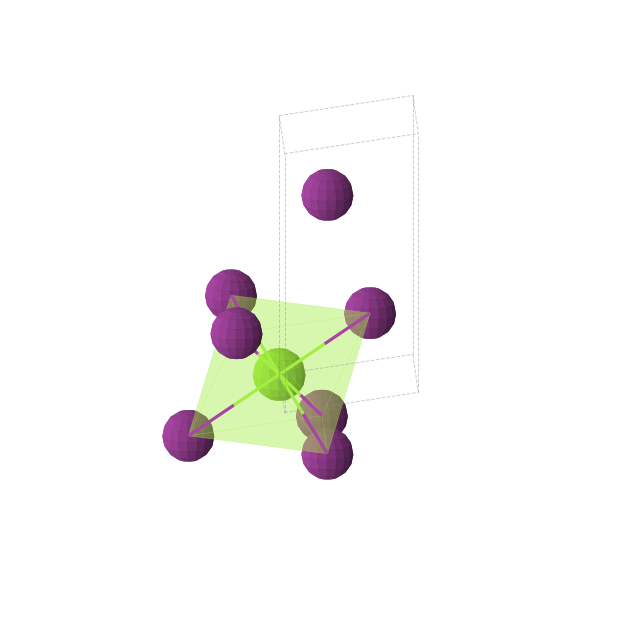 Crystal structure of MgI2 (trigonal, P-3m1 (No. 164))