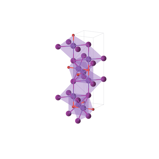 Crystal structure of Rb4I2O (tetragonal, I4/mmm (No. 139))