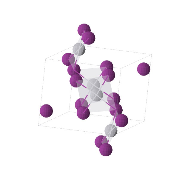 Crystal structure of PtI2 (monoclinic, P21/c (No. 14))