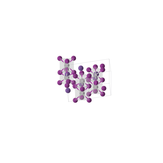 Crystal structure of I18Rb6V6 (hexagonal, P63cm (No. 185))