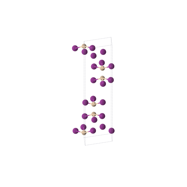 Crystal structure of SiI3 (trigonal, R-3 (No. 148))