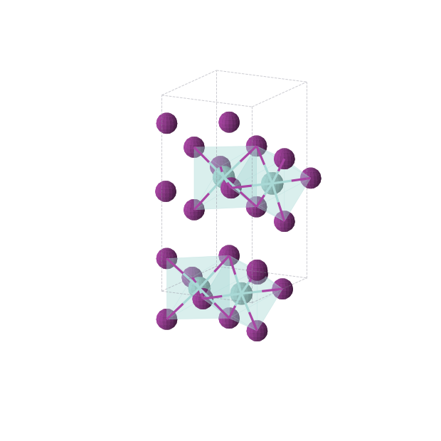 Crystal structure of ZrI3 (orthorhombic, Pmmn (No. 59))
