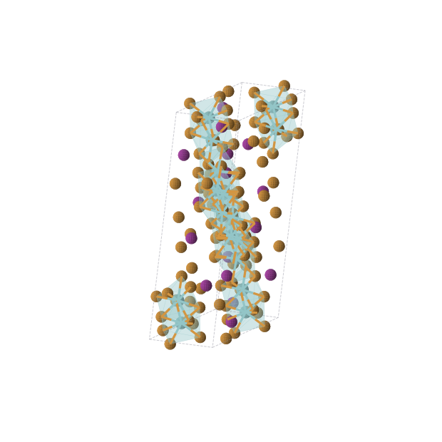 Crystal structure of I8Nb8Te34 (monoclinic, C2/c (No. 15))