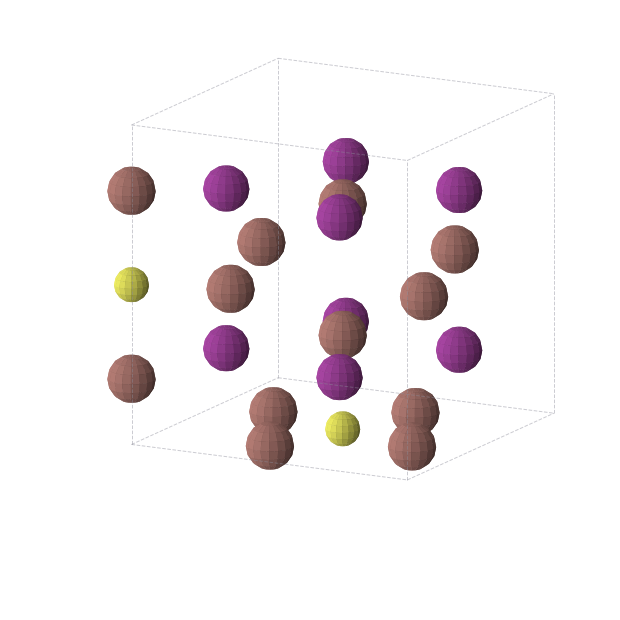 Crystal structure of I8S2Tl12 (tetragonal, P4/mnc (No. 128))