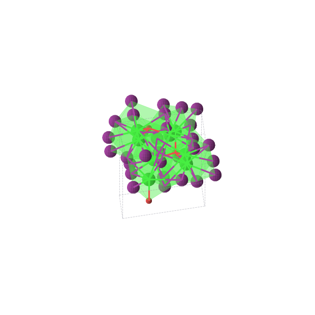 Crystal structure of Sr4I6O (hexagonal, P63mc (No. 186))