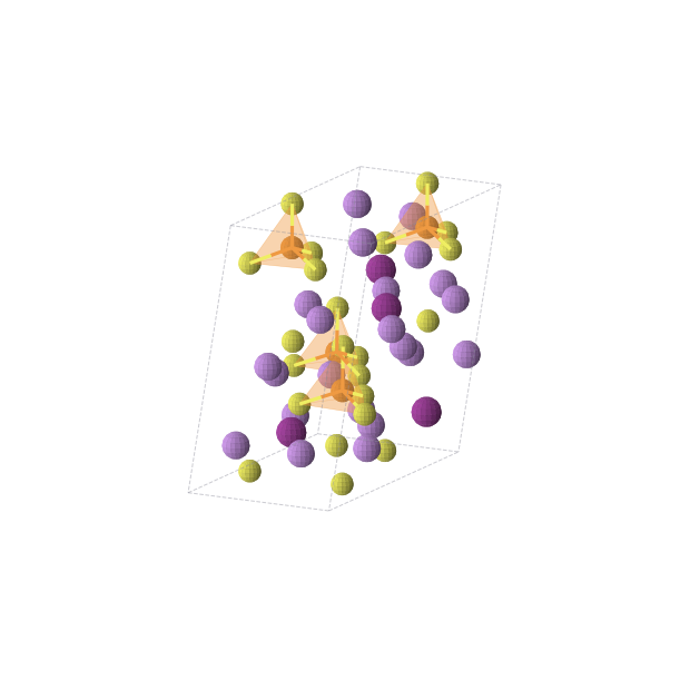Crystal structure of I2Li12P2S10 (monoclinic, Cc (No. 9))