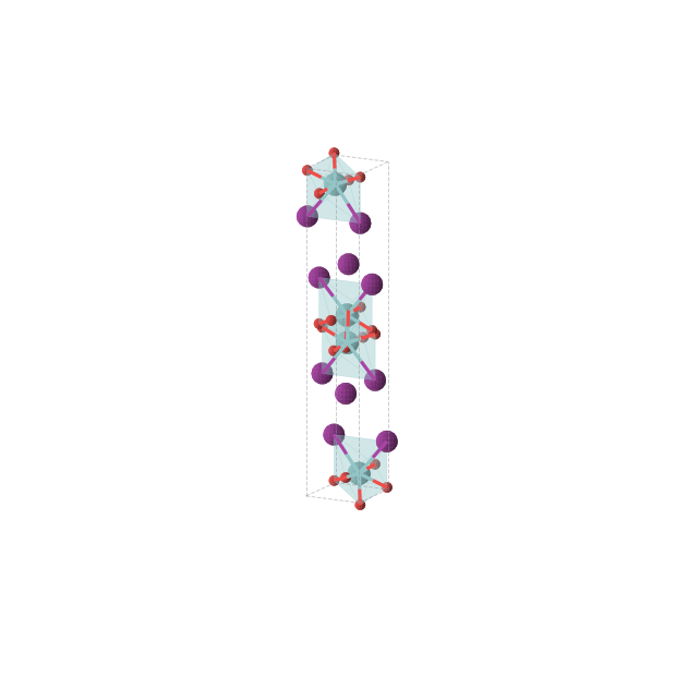 Crystal structure of NbIO2 (orthorhombic, Pnma (No. 62))