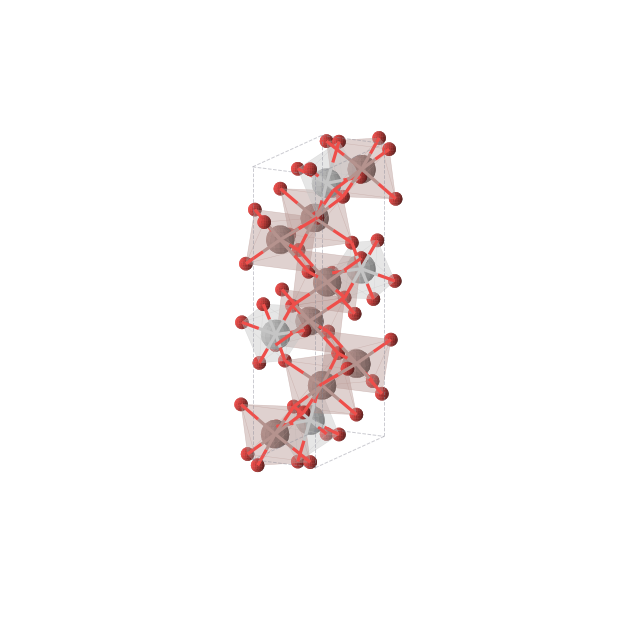 Crystal structure of In8O20Ti4 (orthorhombic, Pnma (No. 62))