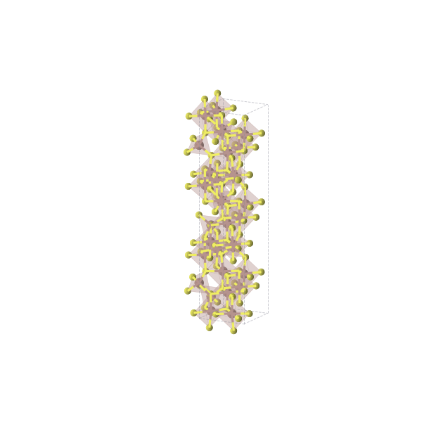 Crystal structure of In2S3 (tetragonal, I41/amd (No. 141))