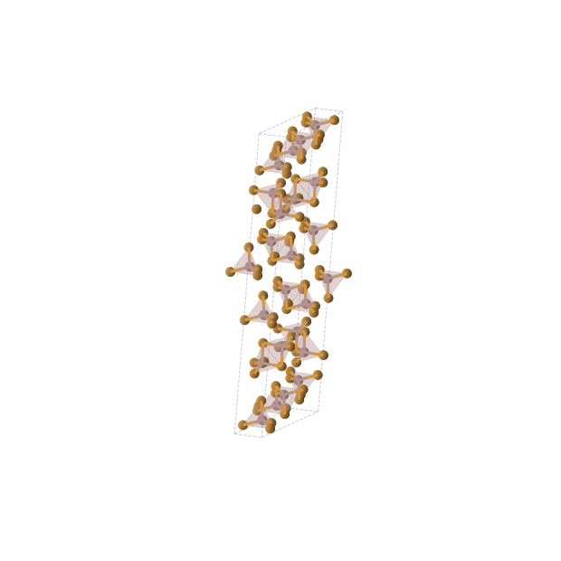 Crystal structure of In2Te5 (monoclinic, C2/c (No. 15))