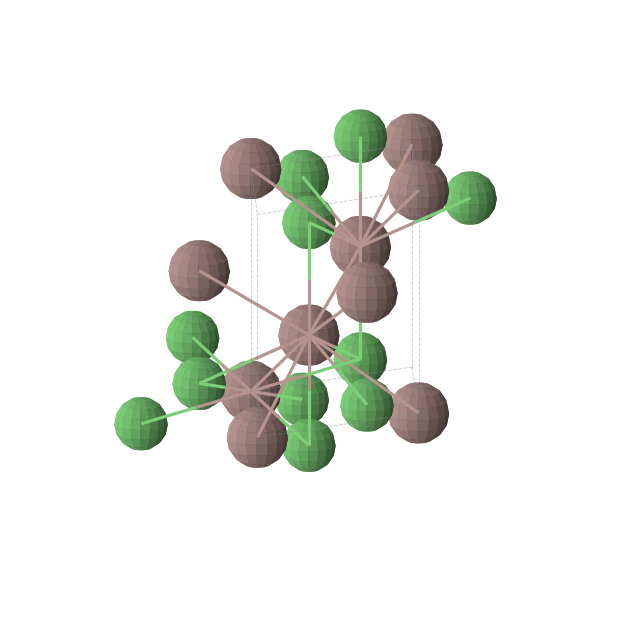Crystal structure of In3Ni2 (trigonal, P-3m1 (No. 164))