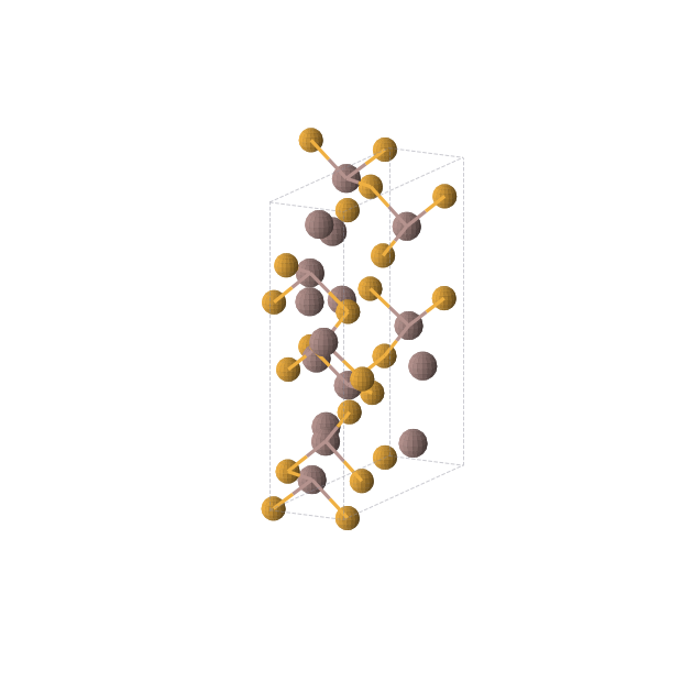 Crystal structure of In4Se3 (orthorhombic, Pnnm (No. 58))