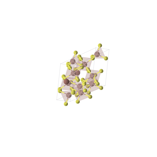 Crystal structure of TlIn5S8 (monoclinic, Cm (No. 8))