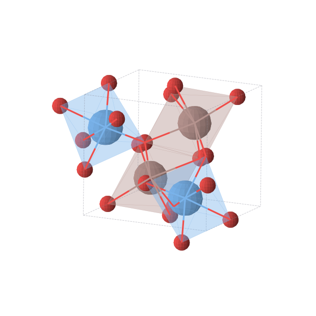 Crystal structure of TaInO4 (monoclinic, P2/c (No. 13))