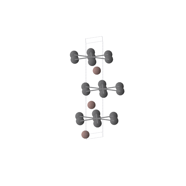 Crystal structure of InPb (trigonal, R-3m (No. 166))