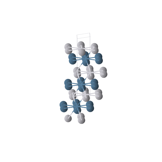 Crystal structure of IrPt (trigonal, R-3m (No. 166))