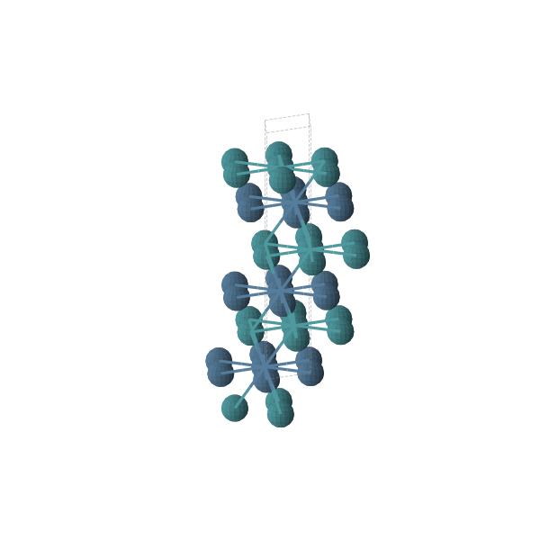 Crystal structure of IrRh (trigonal, R-3m (No. 166))