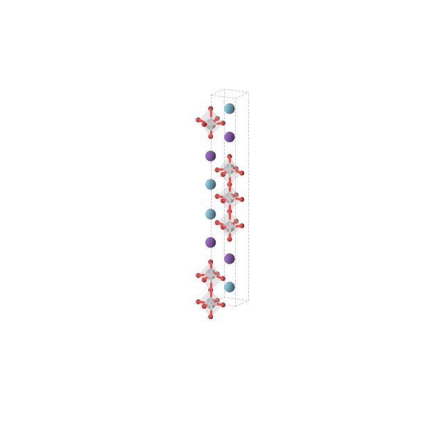 Crystal structure of K2La2O10Ti3 (tetragonal, I4/mmm (No. 139))