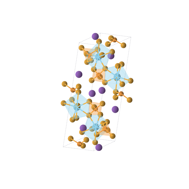 Crystal structure of K8La4P8Se28 (monoclinic, P21/c (No. 14))