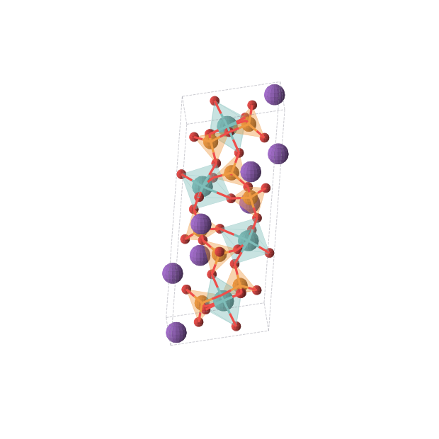 Crystal structure of K8Mo4O36P8 (monoclinic, C2/c (No. 15))