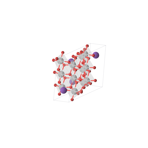 Crystal structure of K2O13Ti6 (monoclinic, C2/m (No. 12))