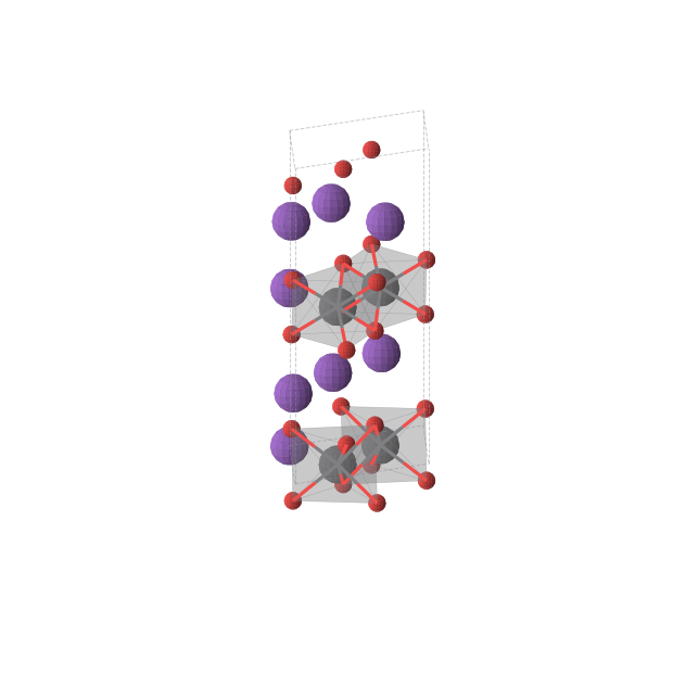 Crystal structure of K2PbO3 (hexagonal, P63/mcm (No. 193))