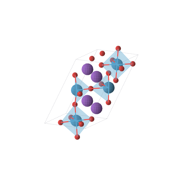 Crystal structure of K4O10W4 (triclinic, P1 (No. 1))