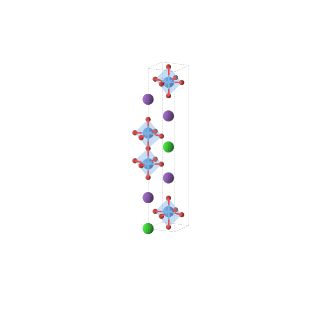 Crystal structure of K2SrTa2O7 (tetragonal, I4/mmm (No. 139))