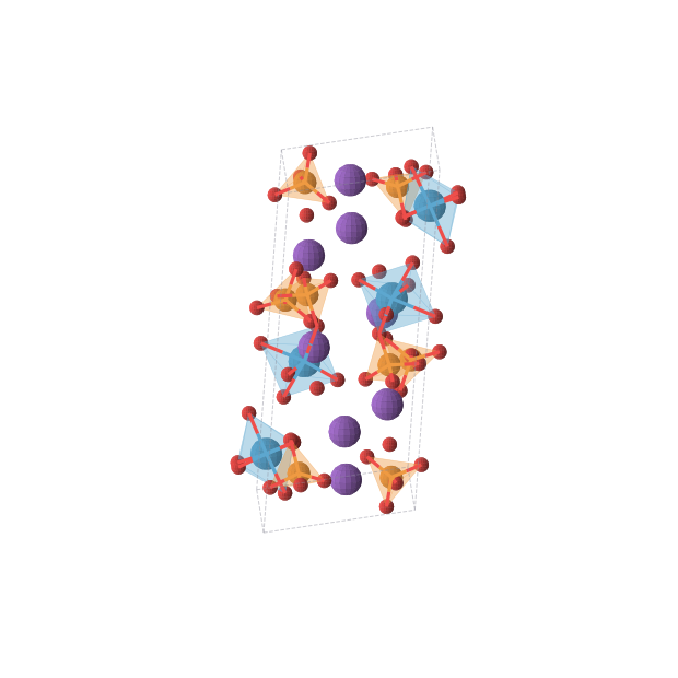 Crystal structure of K8O36P8W4 (monoclinic, C2/c (No. 15))