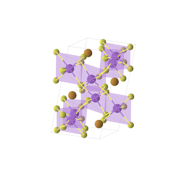 Crystal structure of K8S12Te4 (monoclinic, P21/c (No. 14))