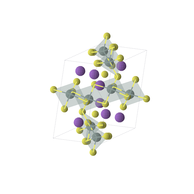 Crystal structure of K4S10Sn4 (monoclinic, C2/c (No. 15))